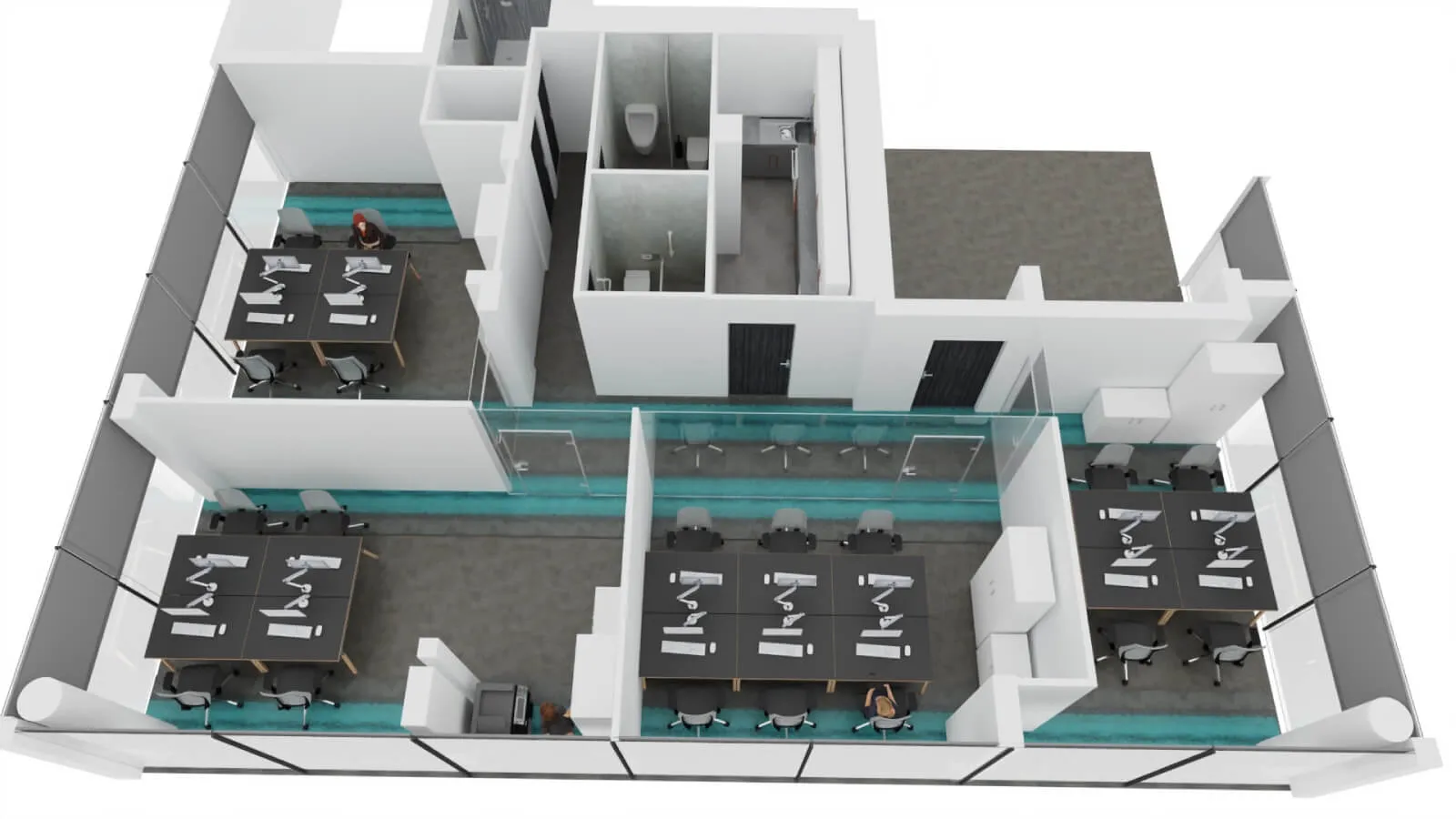 Godleys office space View, Concept and design 1