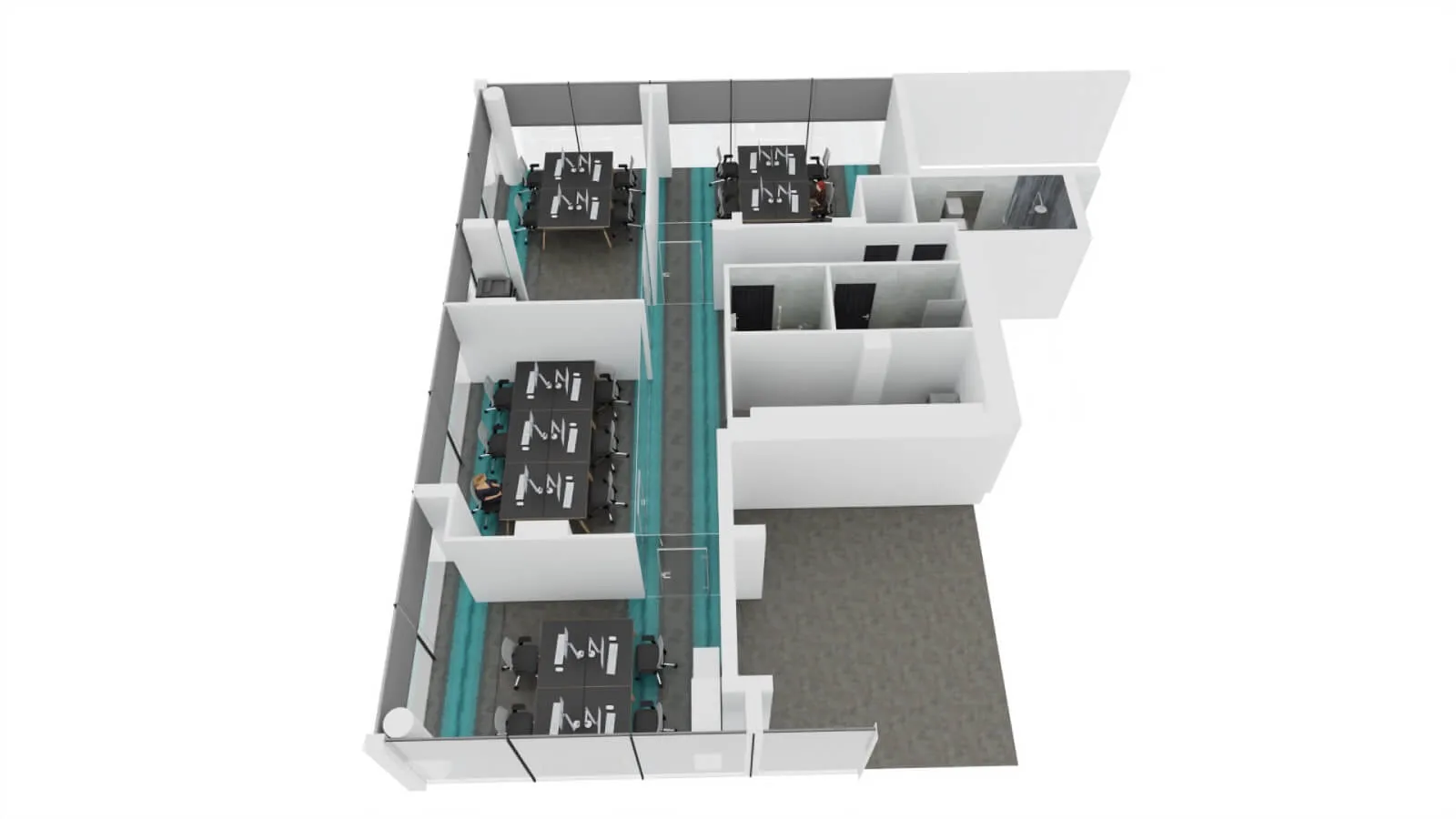 Godleys office space View, Concept and design