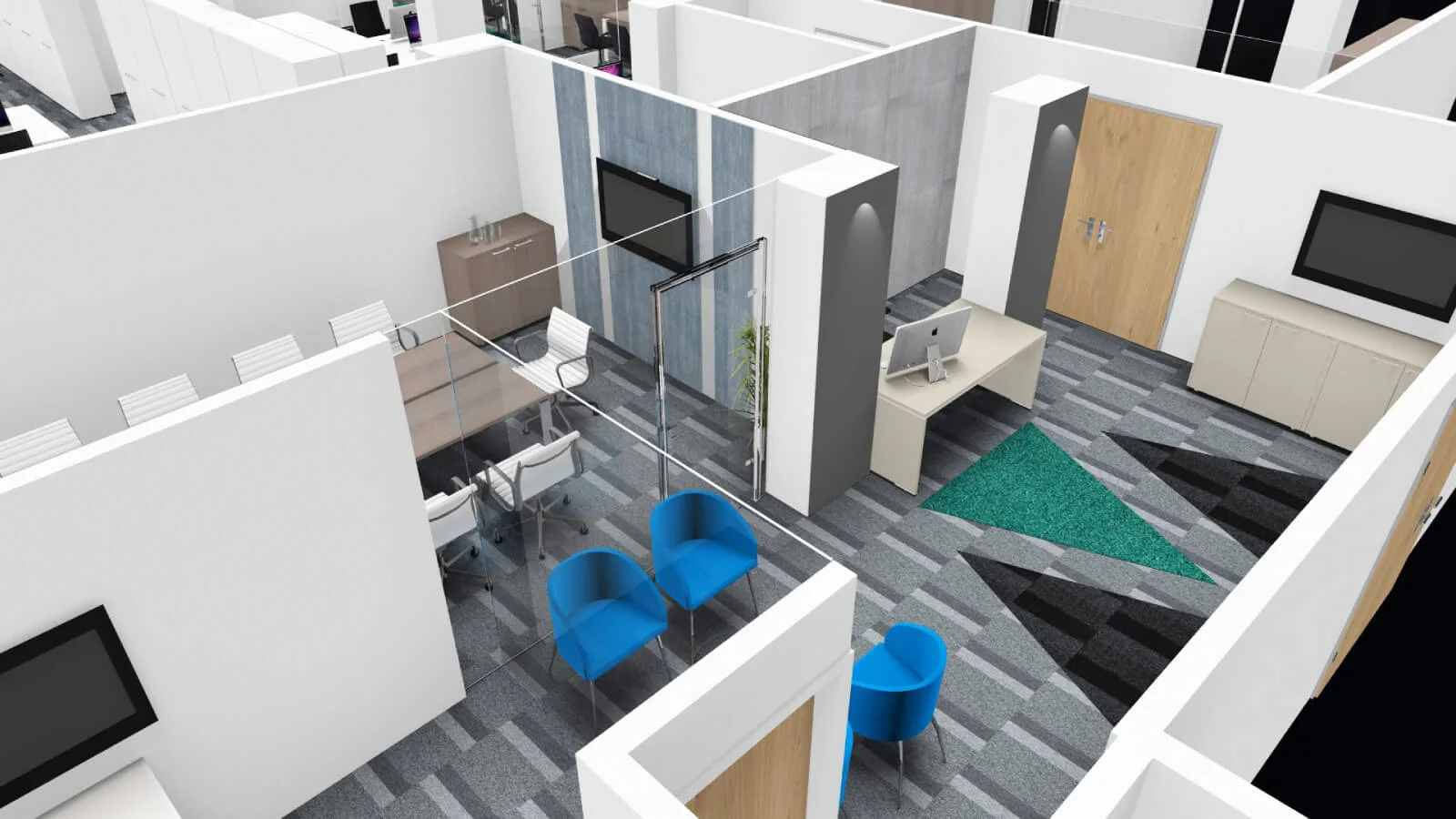 Landau Morely office space View, Concept and design 4
