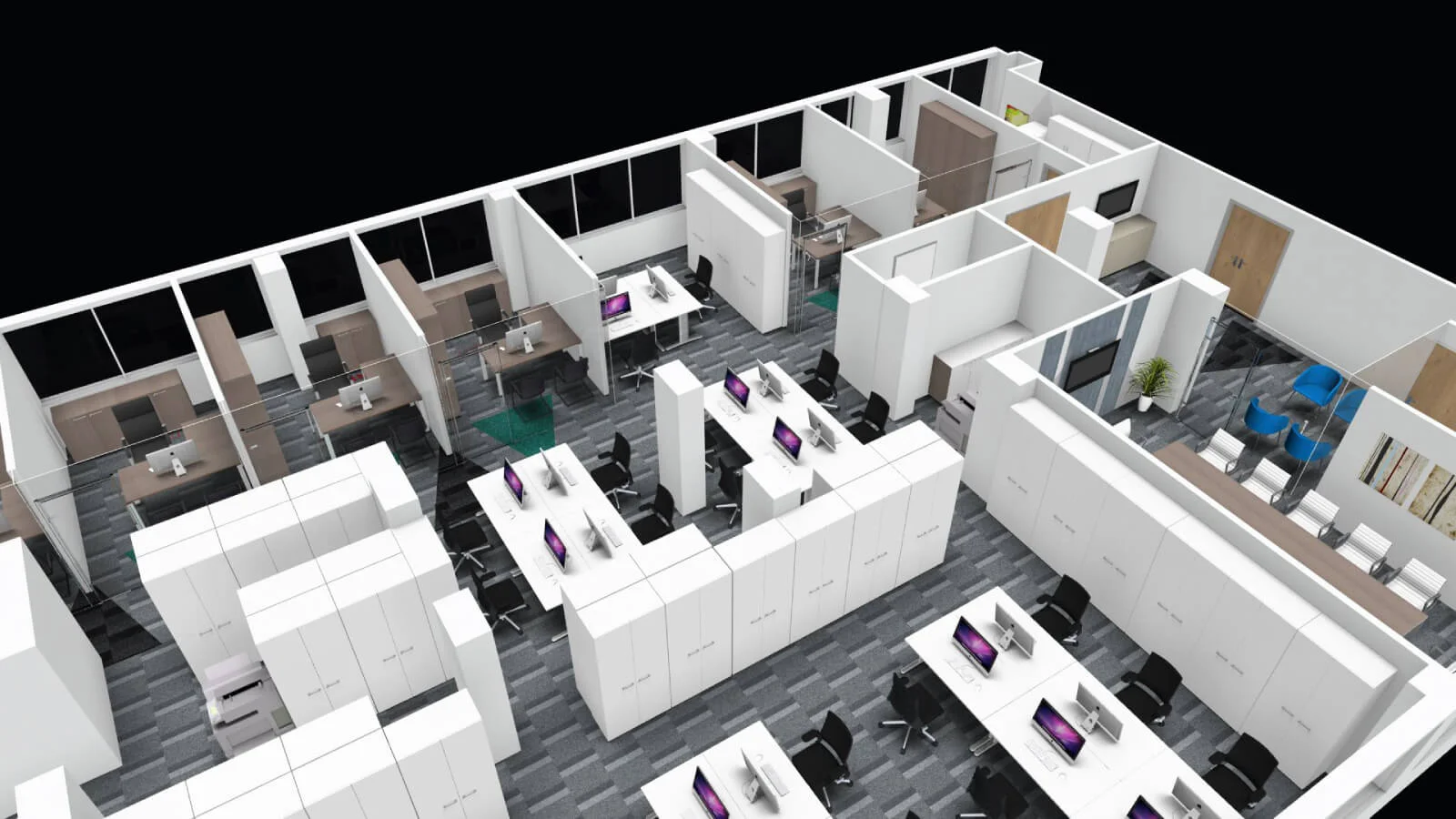 Landau Morely office space View, Concept and design 7